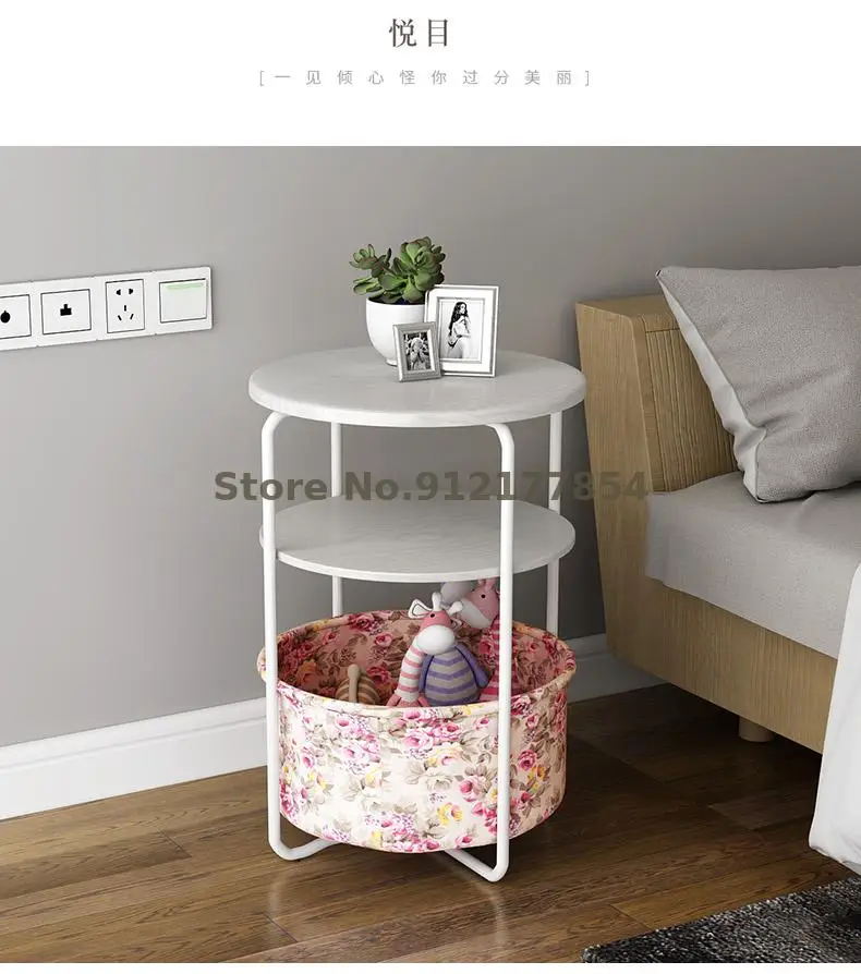 Боковой столик Простой Маленький журнальный диван Угловой Столик Прикроватный