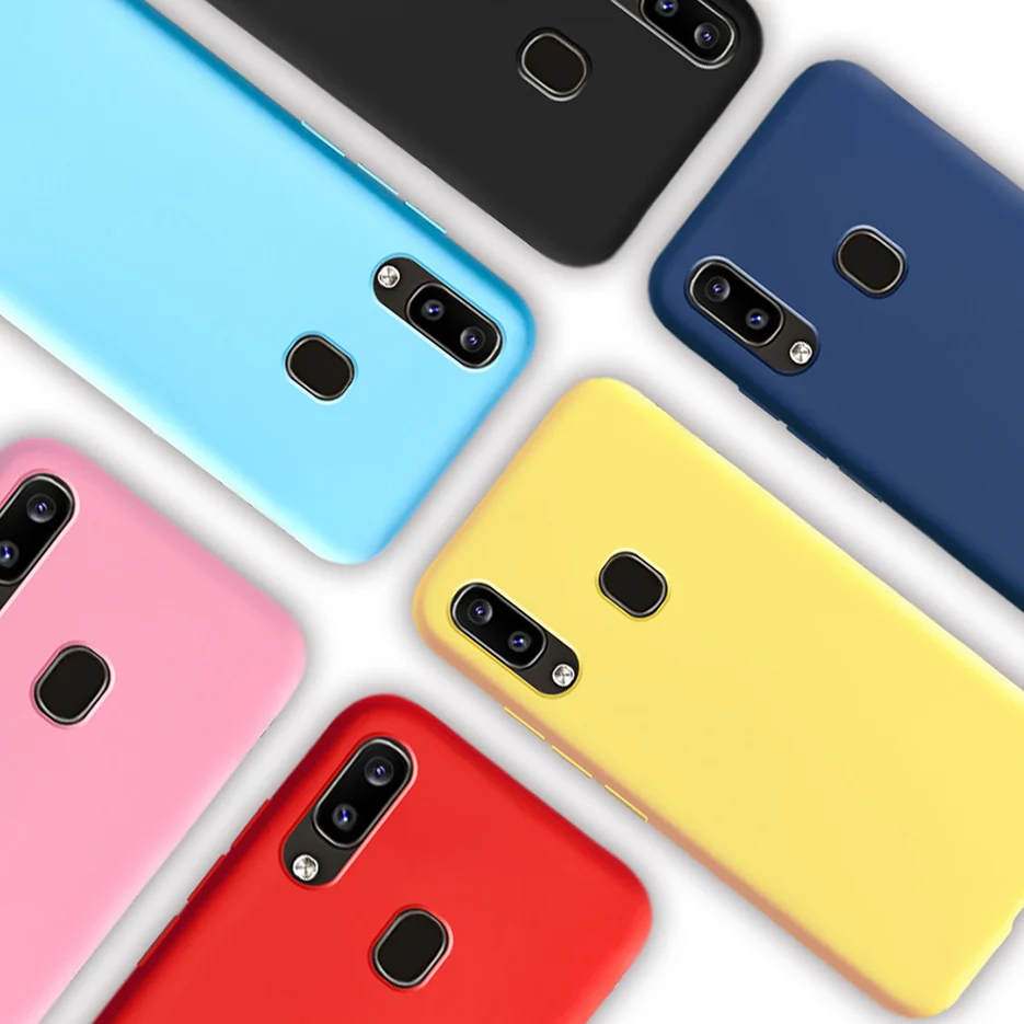 Цветной чехол для Samsung Галактики A10 A20 A30 A40 A50 A60 A70 A20E крышка 20 30 40 50 60 70 20E Чехол