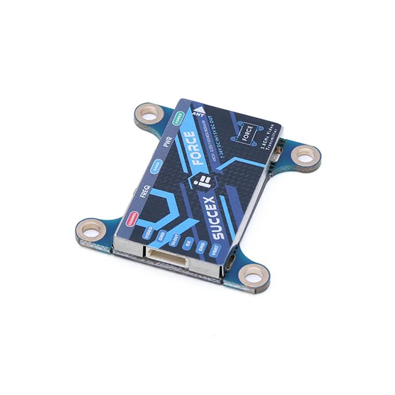 

iFlight SucceX Force 5.8g 25mW/100mW/400mW/800mW Adjustable video transmitter VTX with MMCX to SMA/RP-SMA adapter cable for FPV