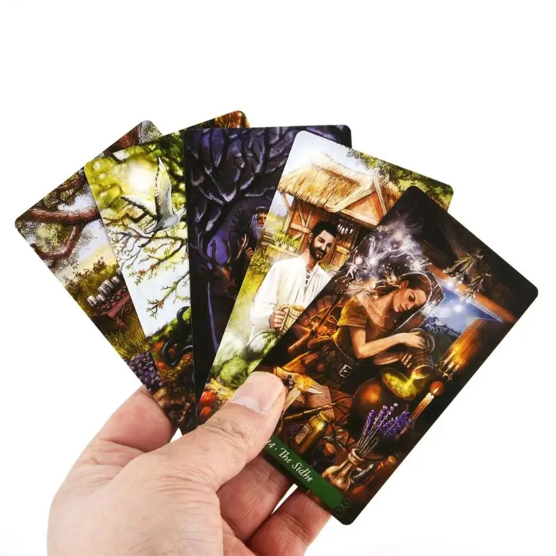 78pcs The Green Witch Tarots Cards Deck Party Board Game Oracle Playing Card E56D | Спорт и развлечения