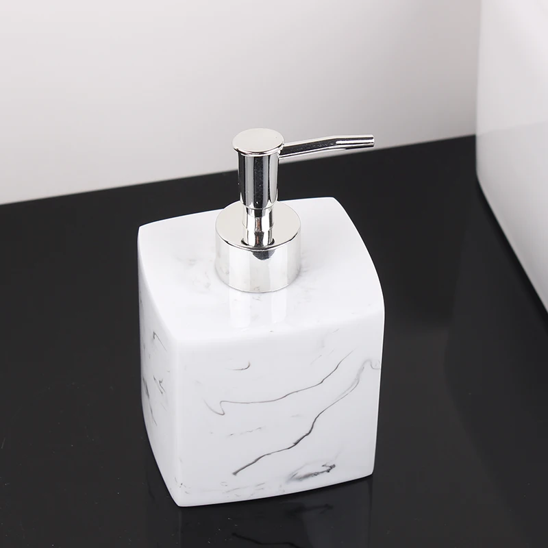 Marble Texture Hotel Hand Soap Bottle Nordic Pressing Bottle Shampoo Shower Gel Bottled Soap Dispenser Lotion Empty Bottle Set