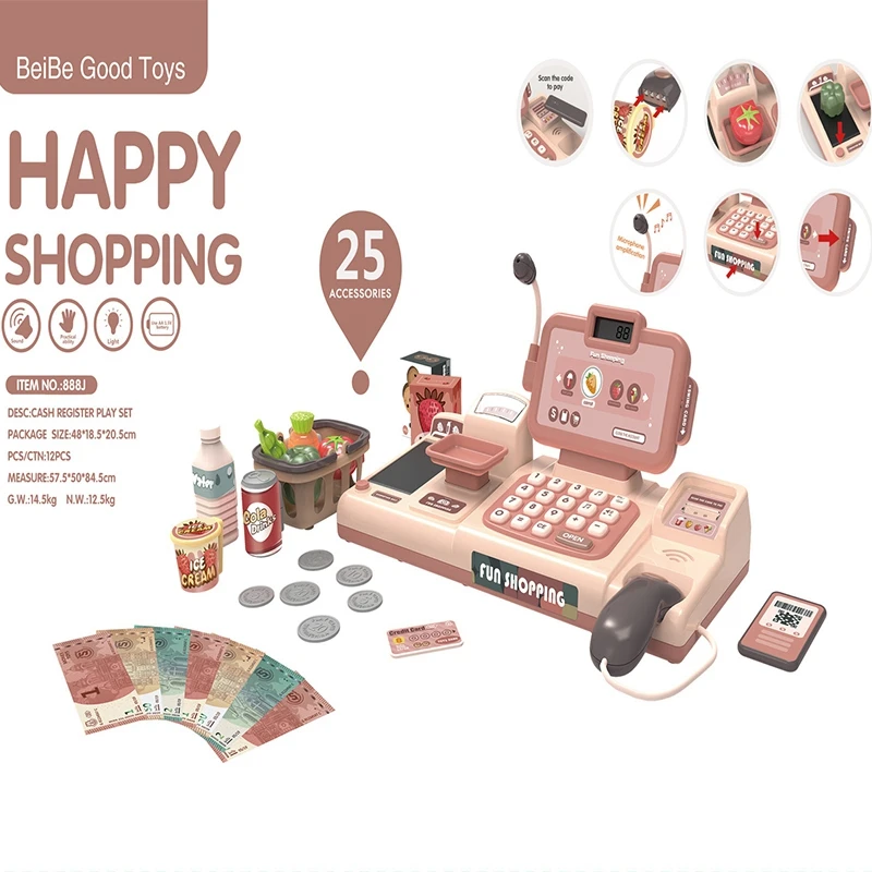 

Ролевые игры мини моделирование электронный кассовый аппарат для супермаркета Наборы игрушки многофункциональный детский набор для ролев...