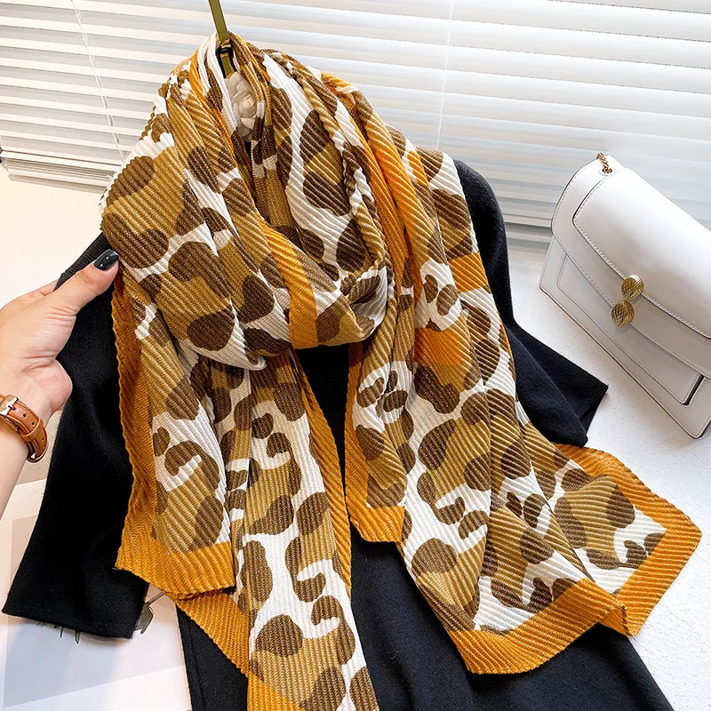 

Женские шарфы, теплые шали и палантины, модный Шелковый шарф, одеяло Bufanda, Женский пашминовый хиджаб, длинный платок 2022