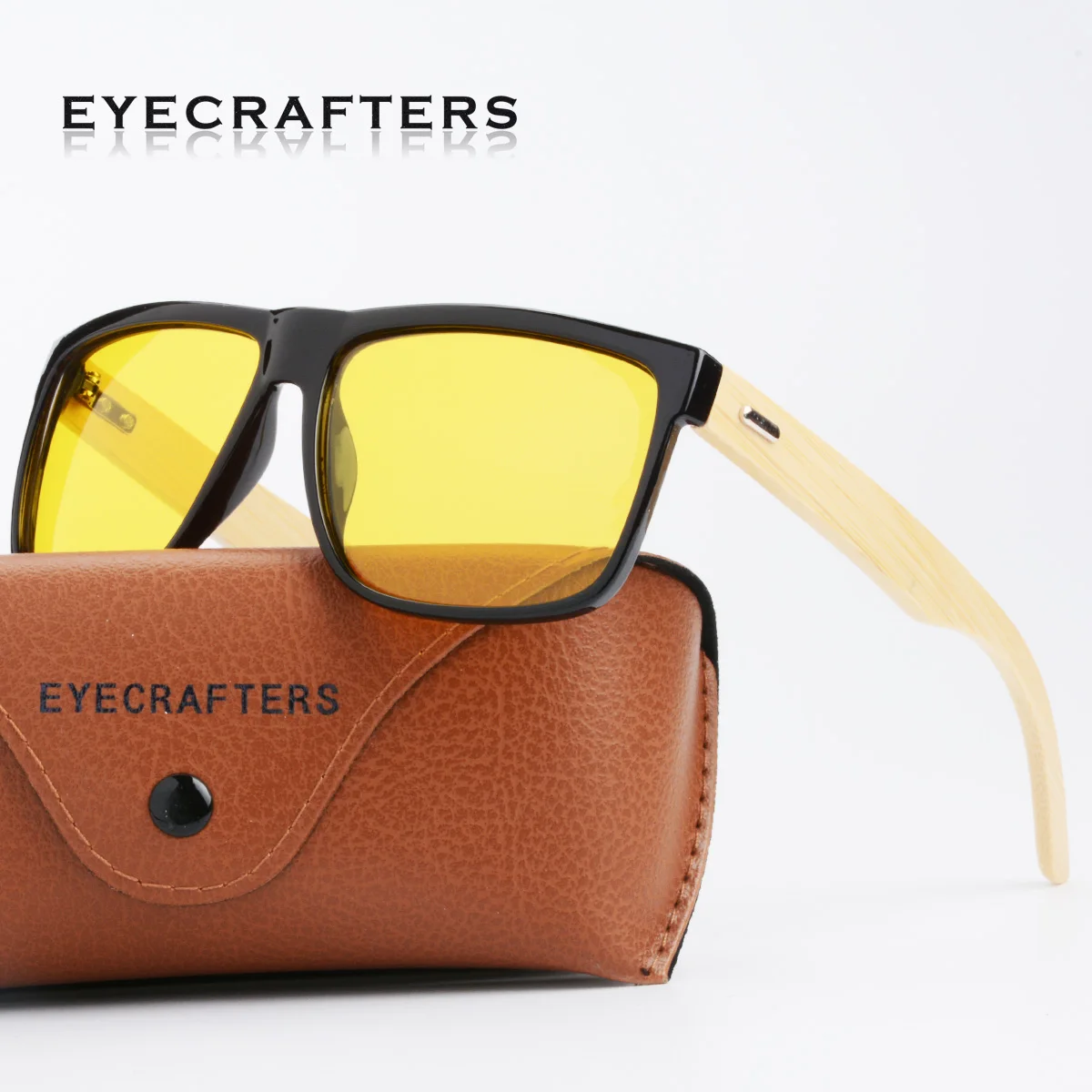 Солнцезащитные очки с бамбуковым покрытием для мужчин и женщин Поляризационные