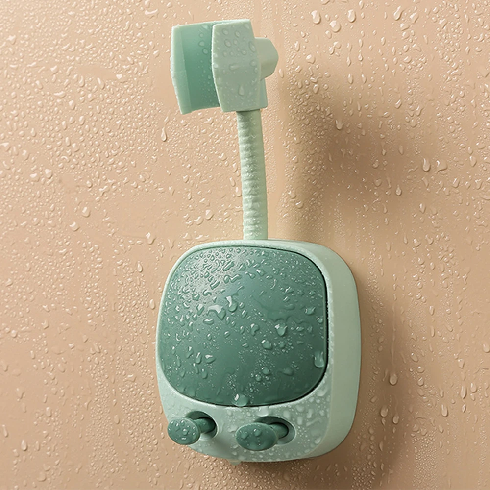 

Shower Bracket Shower Head Holder 360 Degree Rotating Bracket Bathroom Shelf Shower Storage Rack Holder