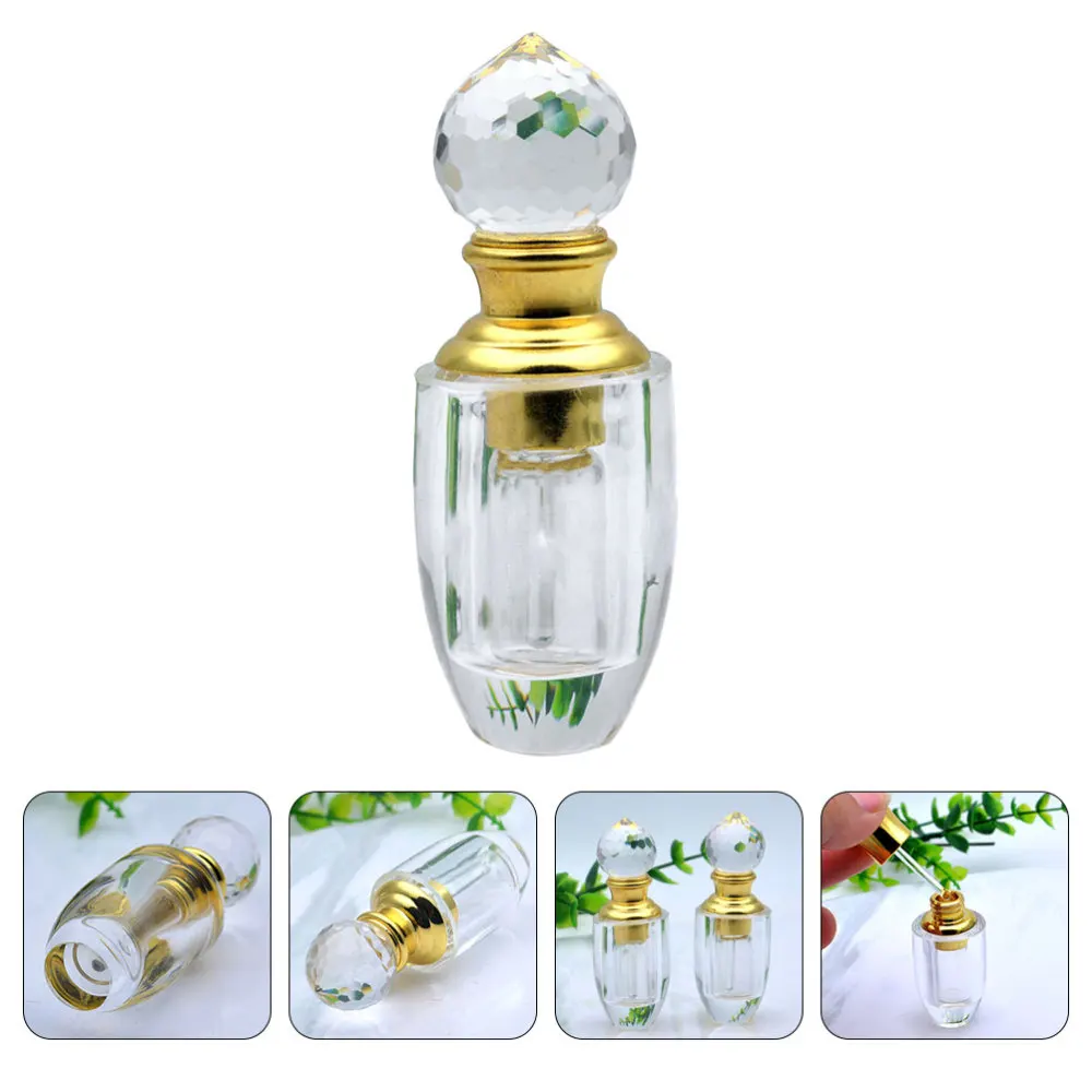 

Small Perfume Glass Bottle Aromatherapy Essential Oil Dropper Bottle 1.5ml