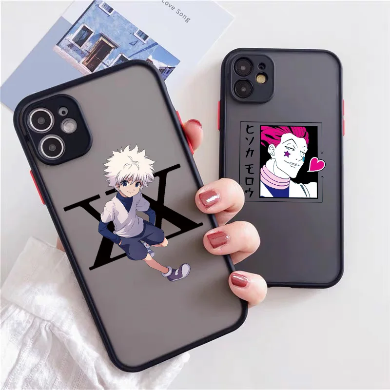 Anime Phone Case for IPhone X XS MAX XR 14 12 13 mini 11 Pro Max 7 8 6s Plus SE2 Hunter X Hunter Killua Zoldyck Hard Matte Cover