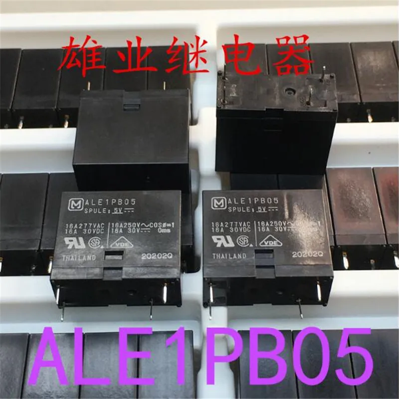 5В реле ALE1PB05 16A 4PIN|Реле| |