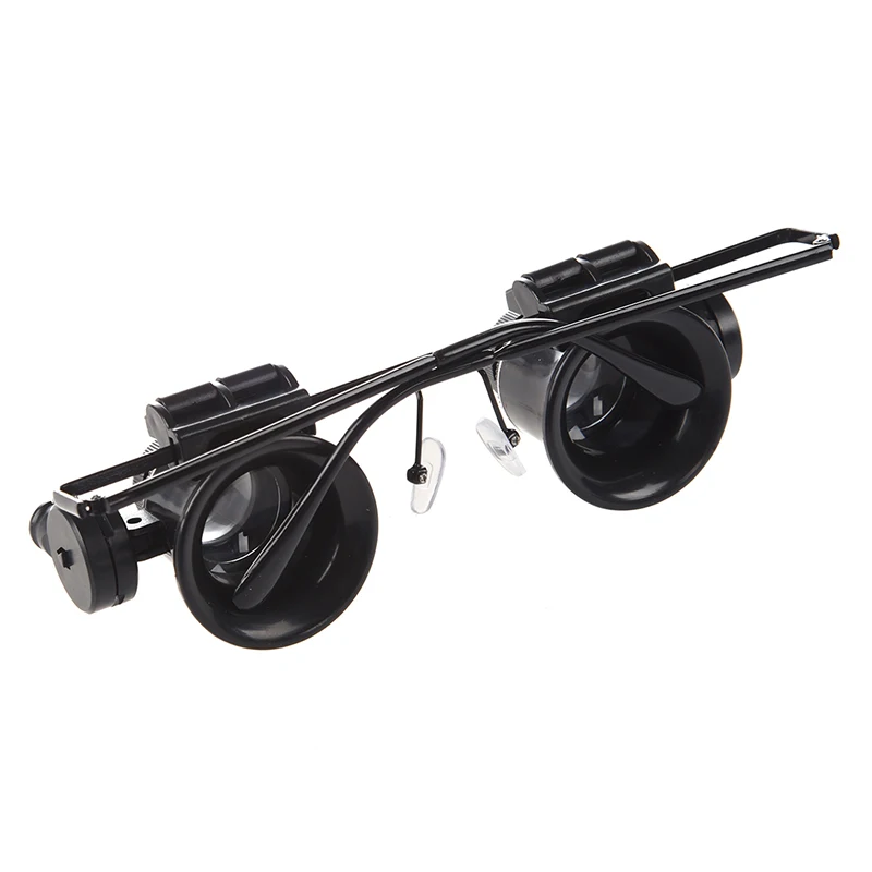 

Watch Repair Magnifier Loupe 20X Glasses With LED Light