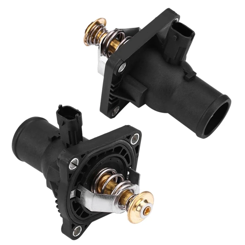55564891 Engine Coolant Thermostat with Housing for Chevrolet Opel Vauxhall Aveo Astra J Insignia Mokka Zafira | Автомобили и