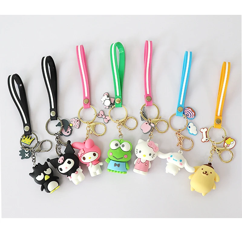 Милый симпатичный брелок для ключей Kuromi Cinnamoroll собака мелодия Санрио My Melody