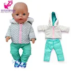 Куртка для куклы новорожденного, зимняя, 18 дюймов, 43 см