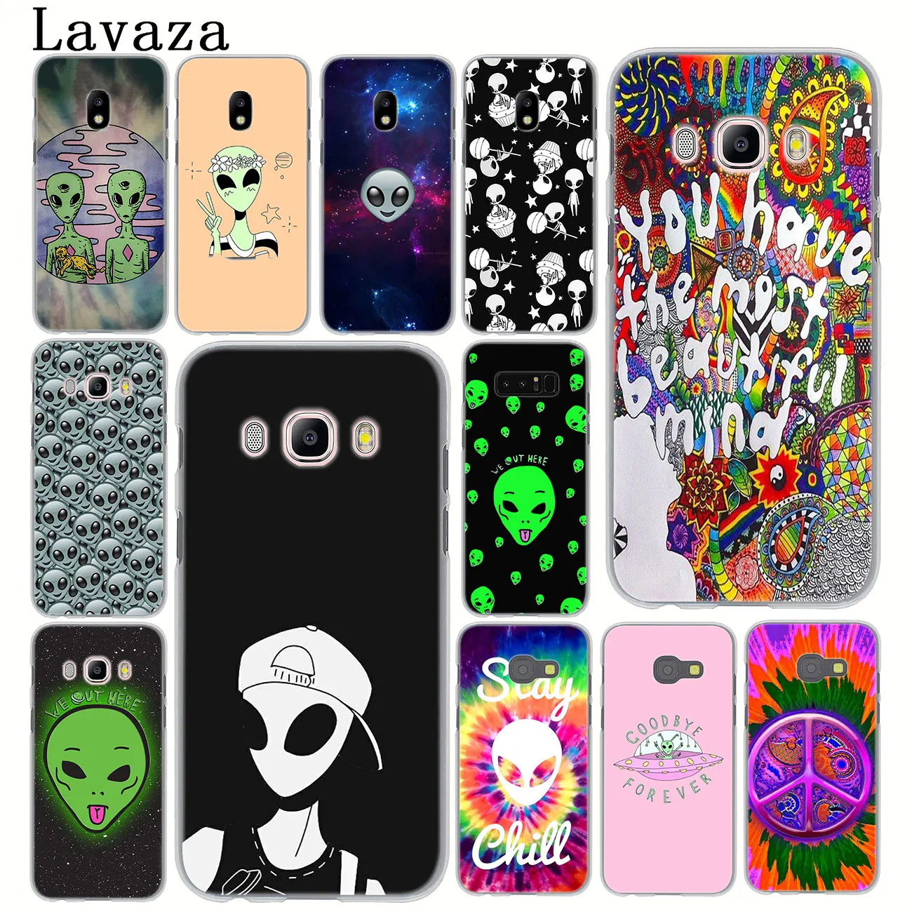 Чехол для телефона Lavaza Trippy Tie Dye Peace Alien чехол Samsung Galaxy J8 J7 Duo J4 J5 J6 Plus 2018 2017 2016 J2 J3 Prime