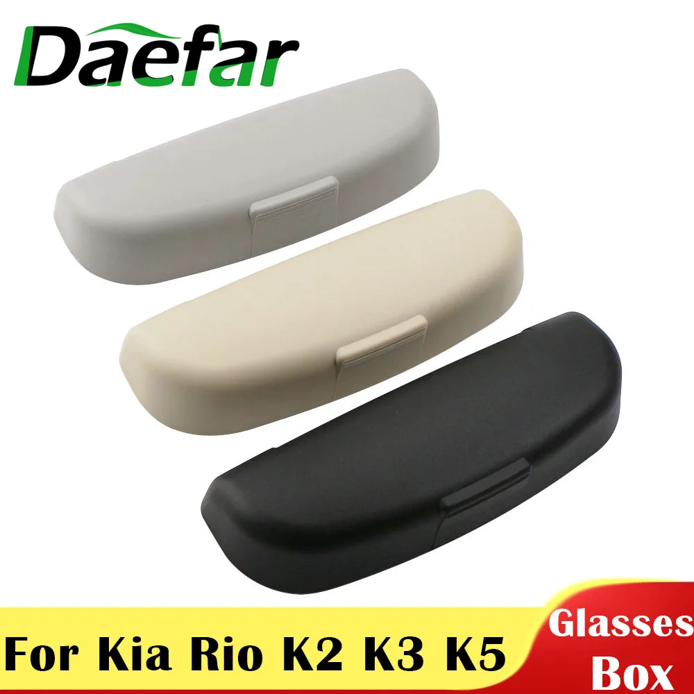 

Daefar ABS Car Sunglasses Holder Box for Kia Rio K2 K3 K5 SOUL Carato Forte Sportage KX5 QL Sorento Glasses Case Accessories