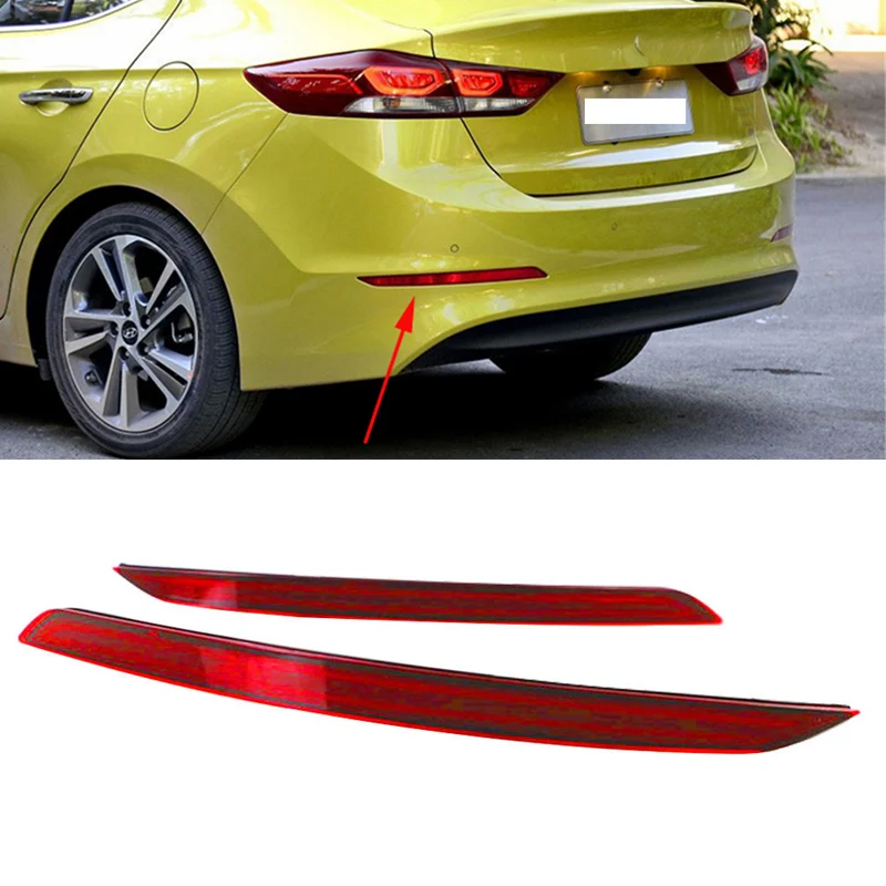 2 шт. автомобиль Предупреждение светильник для Hyundai Elantra 2016 2017 светодиодный задний