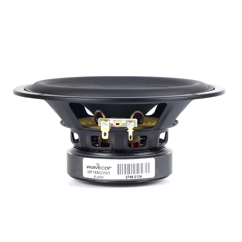 

HF-130 HiFi Speakers 6.5 Inch die cast frame/chassis Paper Cone Mid Woofer speaker driver unit WF166TU01 4ohm 91.5dB 3.5-5