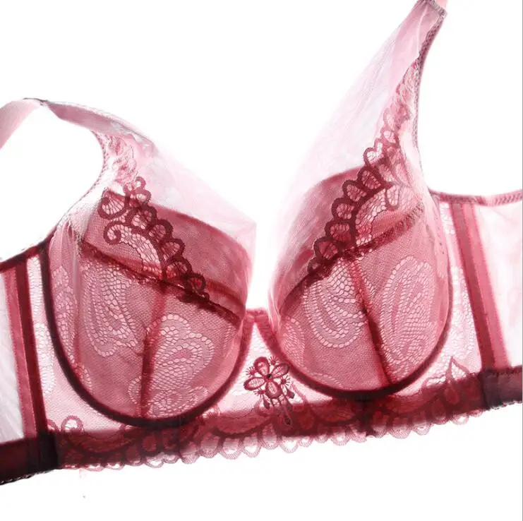 Отжиманий размера плюс бюстгальтер большого тонкой проволоки спандекс топа с