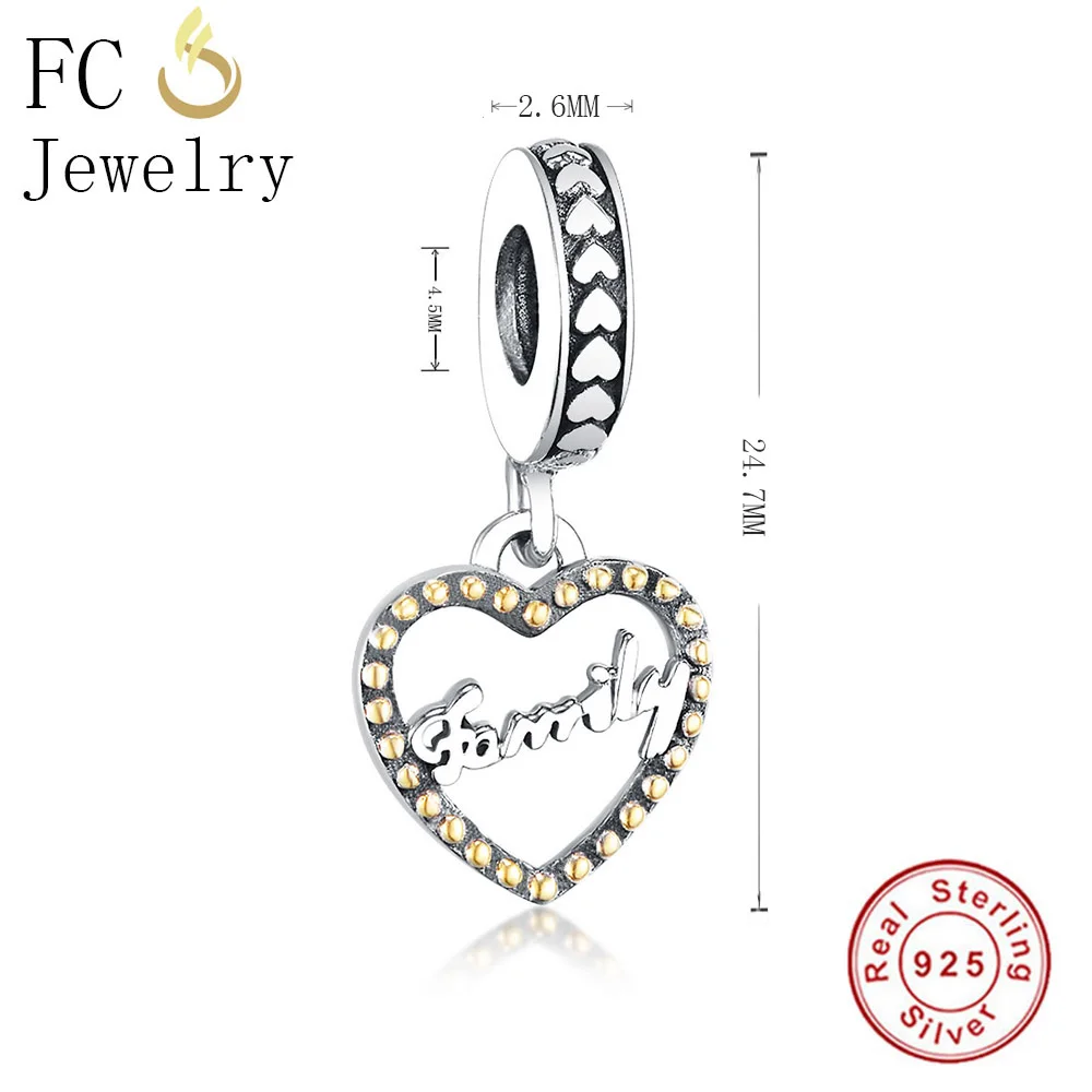 FC ювелирные изделия подходят оригинальные брендовые шармы браслет Аутентичные
