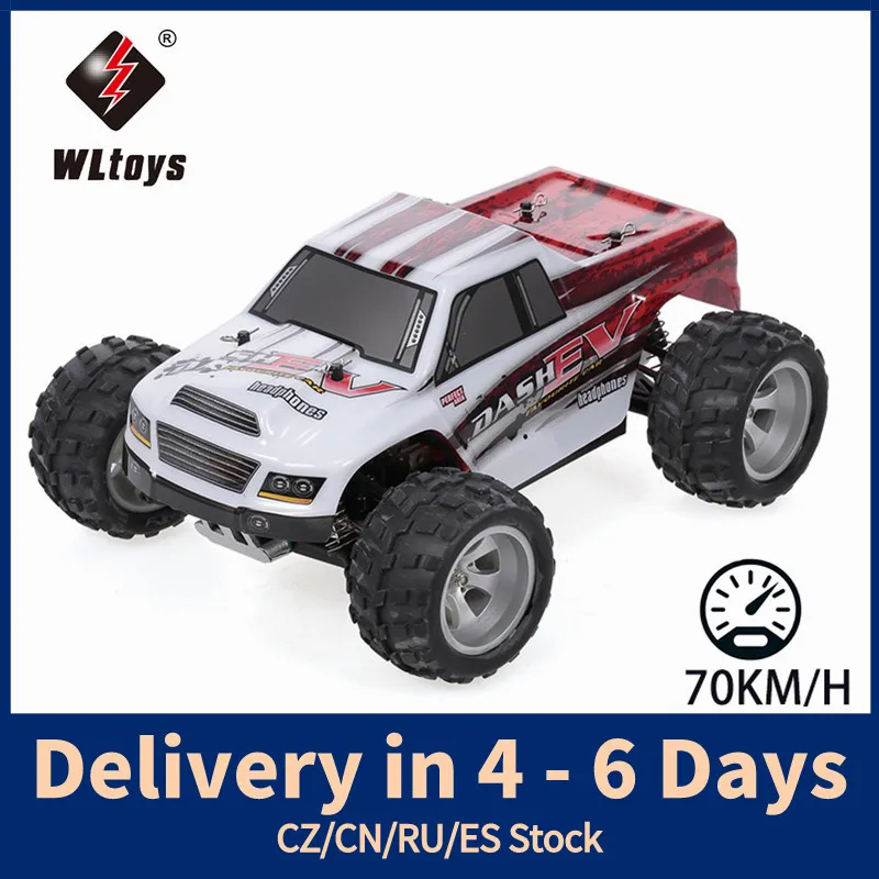 WLtoys A979 B 2 4G 1/18 RC автомобиль 4WD 70 км/ч Высокая Скорость Электрический