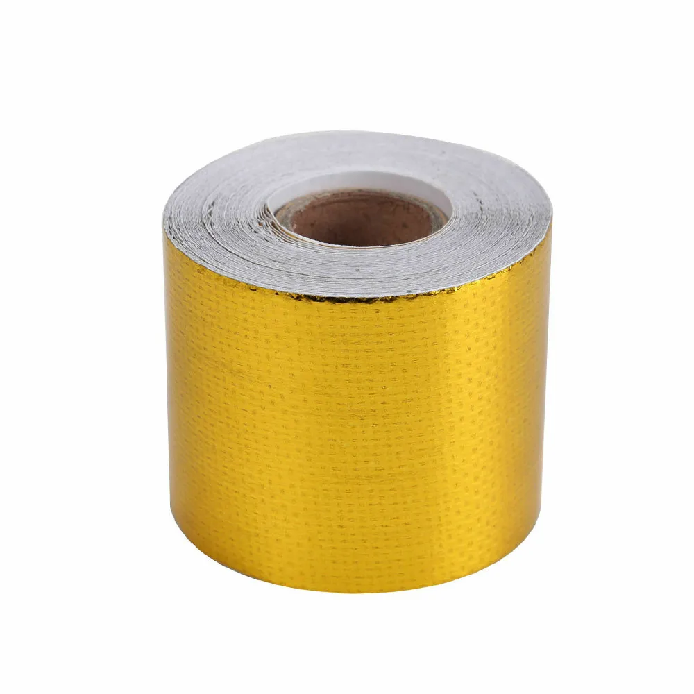 Тепловая выхлопная лента золотого цвета 2 '' воздухозаборный