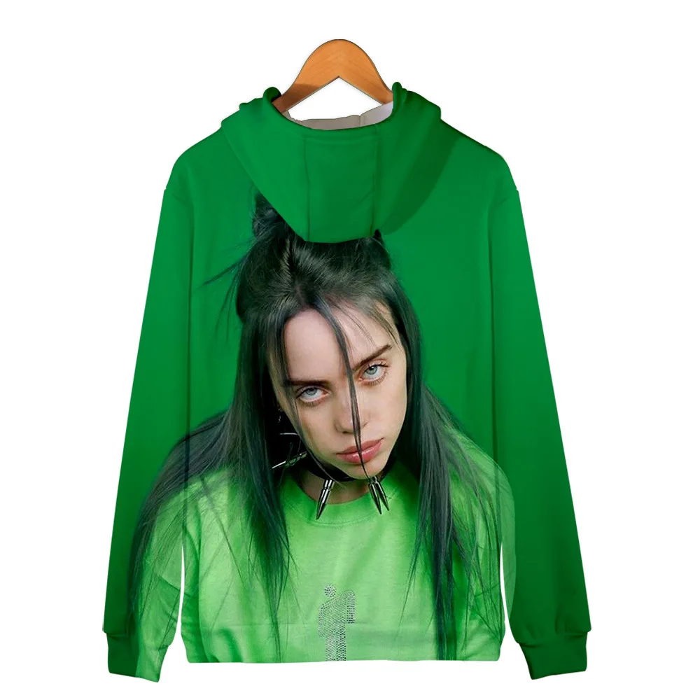Billie Eilish/худи для женщин и девочек; детская толстовка; куртка с капюшоном; пальто на молнии; одежда