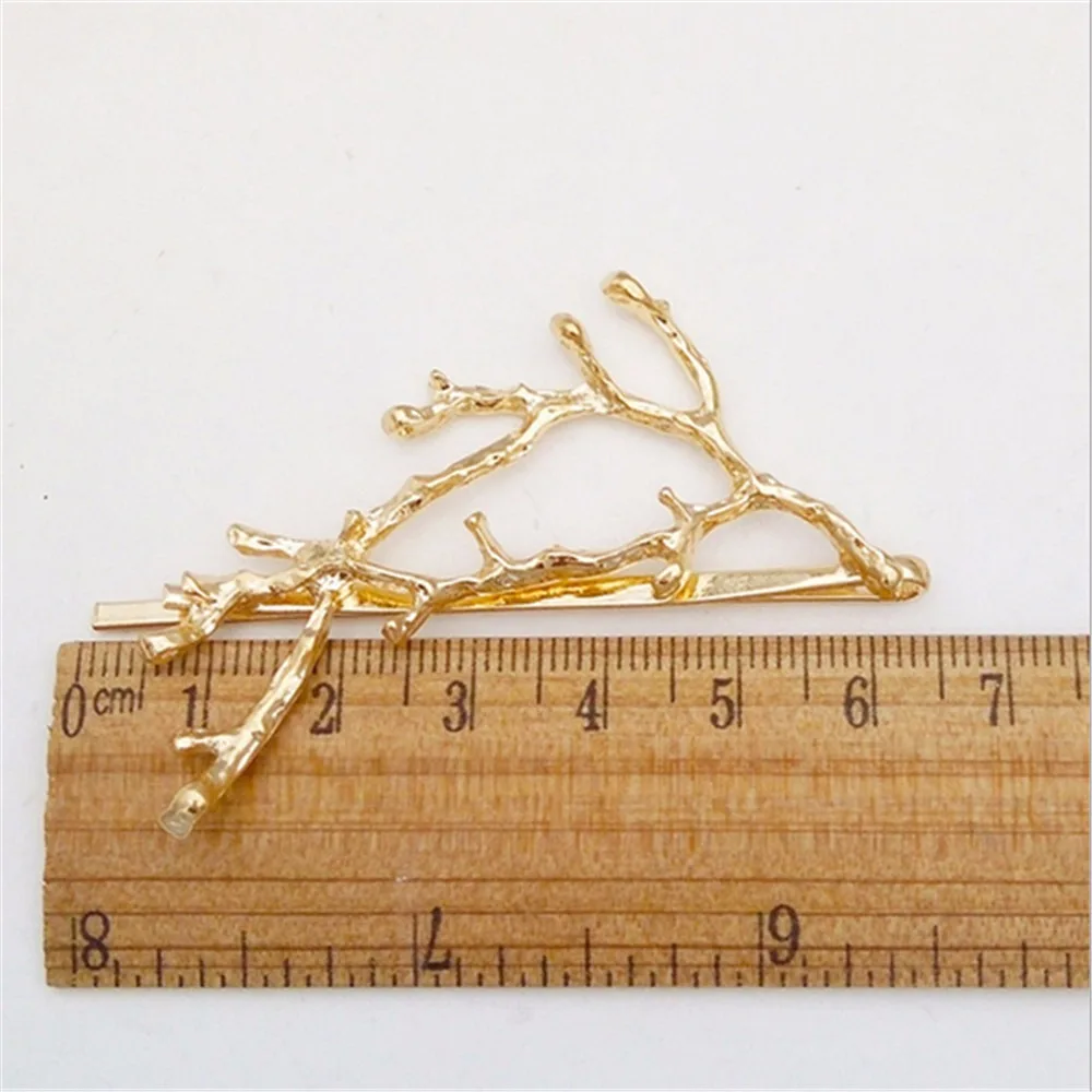 2020 элегантные металлические золотые и серебряные аксессуары для волос в виде