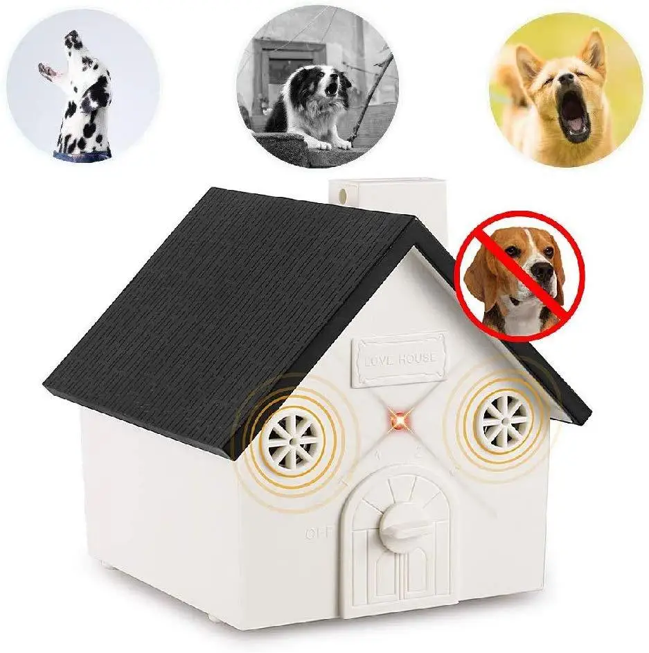 

CONG FEE Pet Dog Ultrasonic Anti Barking Collars Outdoor Waterproof Dogs Training Repeller Control Tool