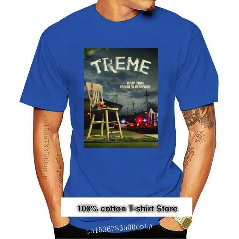 

Camiseta de la serie de Tv Treme para hombre y mujer, póster de la segunda temporada, talla S-2Xl, Unisex