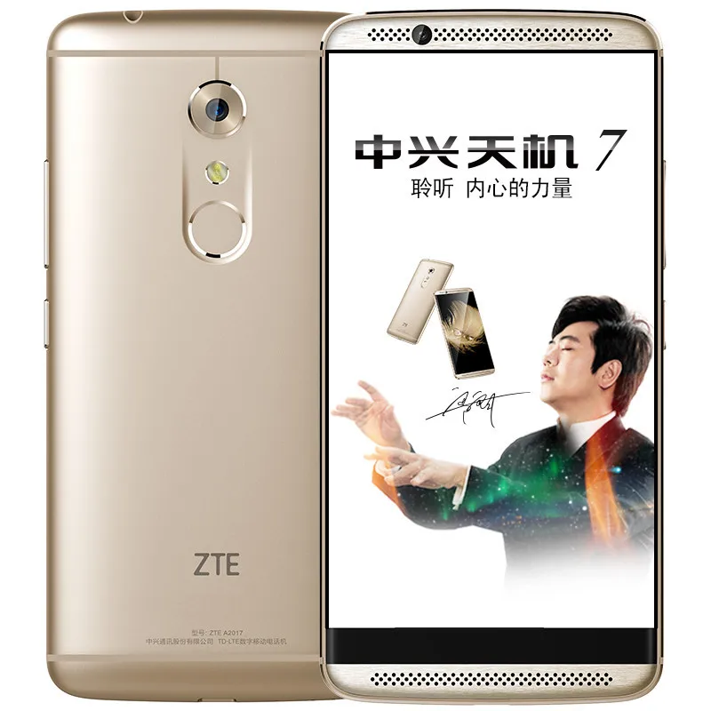 Смартфон ZTE Axon 7 A2017 4G LTE 6 0 дюйма 5 5x128 4 + Гб 20 МП сканер отпечатка пальца NFC |