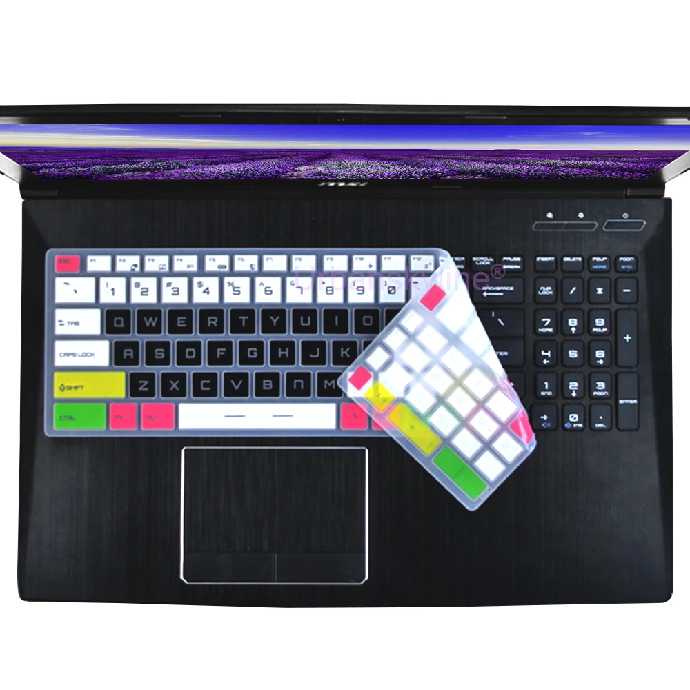 Чехол для клавиатуры MSI GS65 Stealth GS66 GS77 GS76 GS75 GS73 GS73VR GS72 GS70 GS63 GS63VR GS60 Тонкий