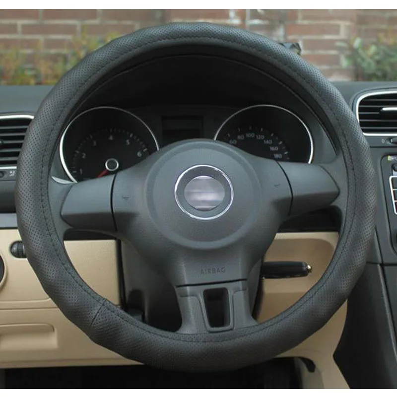 Four Seasons универсальный тип искусственной кожи Руль крышка хорошее ощущение