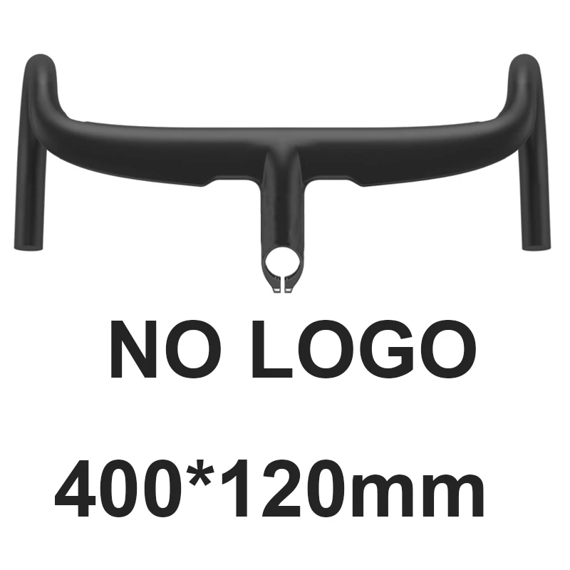 NO LOGO 400X120mm AERONOVA велосипедный интегрированный ручки углеродный руль для шоссейного велосипеда Руль 28,6 мм гоночный велосипед руль 400/420/440 мм - Цвет: NO LOGO 400X120mm