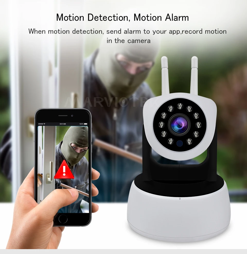 Домашняя ip-камера безопасности, Wifi, P2P, 720 P, CCTV камера, 1080 P, видеонаблюдение, мини-камера, HD беспроводной радионяня, IR, SD слот для карт