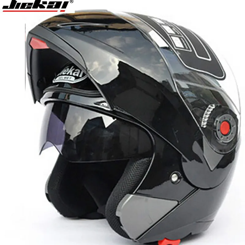 Мотоциклетный шлем JIEKAI 105 rcycle с двойным козырьком модульный откидной гоночный