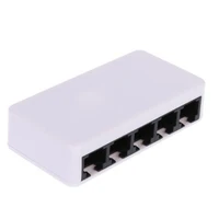 5 ports fast ethernet rj45 10100mbps network switch switcher hub desktop laptopportable travel lan hub power by micro usb