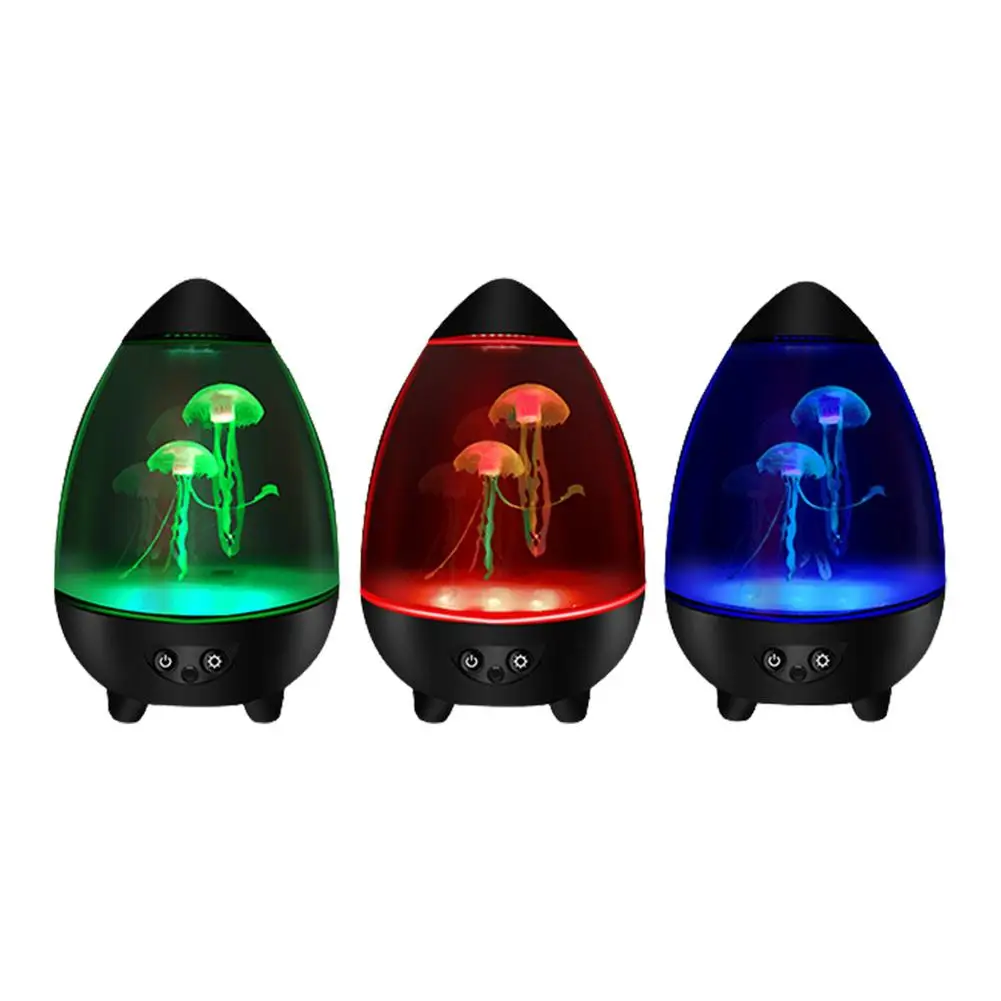 

Jellyfish Lamp Lava Lamp LED Colour Changing Mood Light USB Mute Simulation Aquarium Tank Night Light Eye Protection Desk La