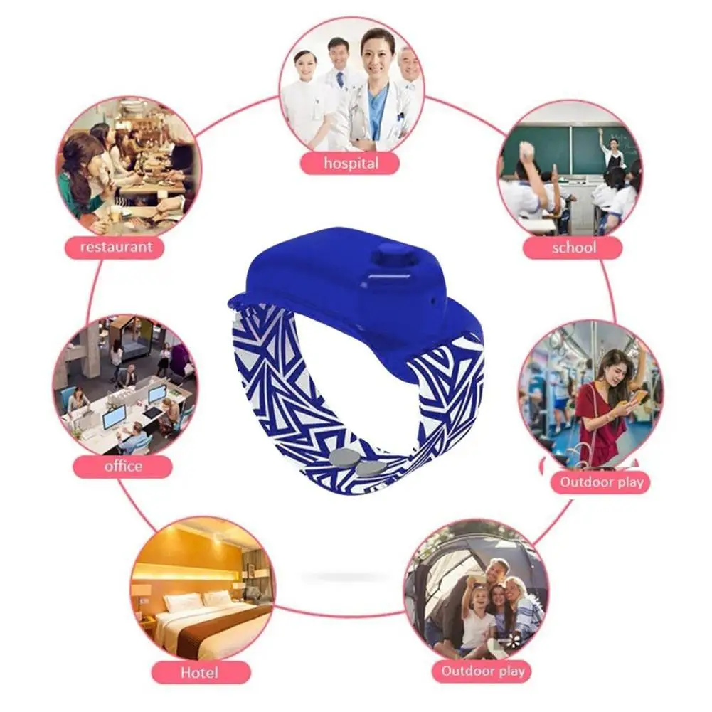

Hand Cleanser Sanitizer Dispenser Portable Adult Kids Lotion Wristband Hand Dispenser For Outdoor Fashion Wristband Dispenser