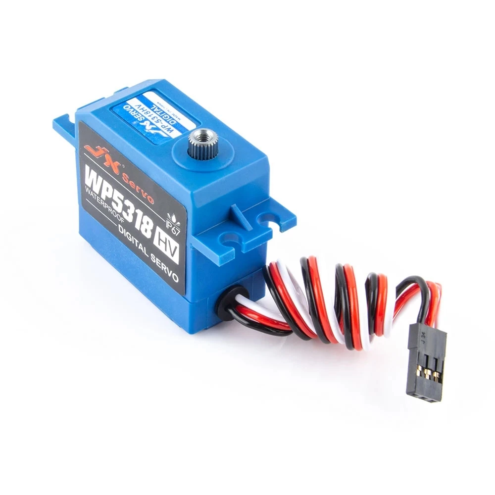 JX servo WP5818HV 18 кг 8,4 в IP67 водонепроницаемая металлическая Шестерня Servo1/8 1/10 для радиоуправляемой машинки, фотолодки, фотосессия SCX10 D90 SW0231MG