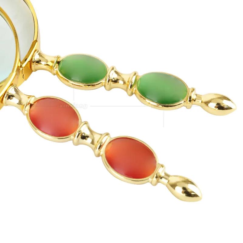 8x ручная двойная Нефритовая ручка высококачественное Подарочное увеличительное