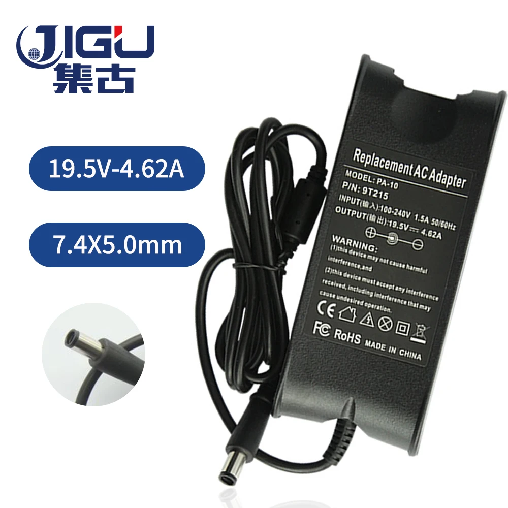 

JIGU Replacement Laptop AC Charger Power Adapter For Dell 19.5V 4.62A 7.4*5.0MM 90W pa-10 pa10 pa-12 pa-2e,pa-3e free shipping