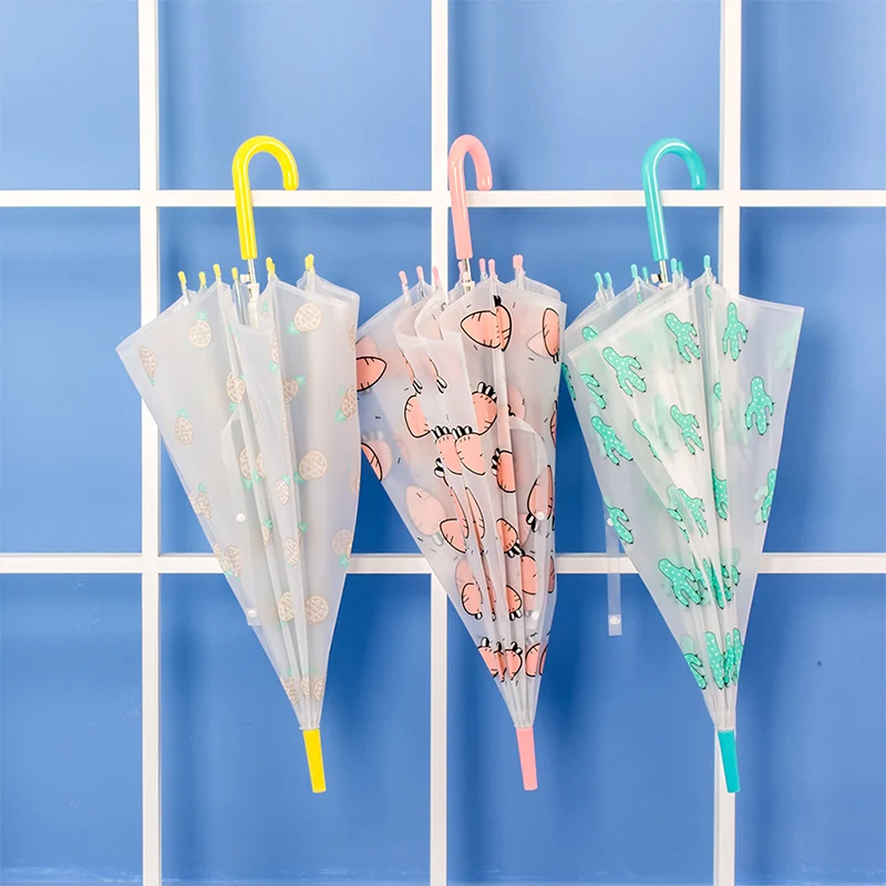 Милый прозрачный зонтик с кроликом детский женский зонт корпорация лезвие