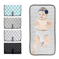 newborn waterproof portable changing station baby infant lightweight travel home diaper changer mat with pockets