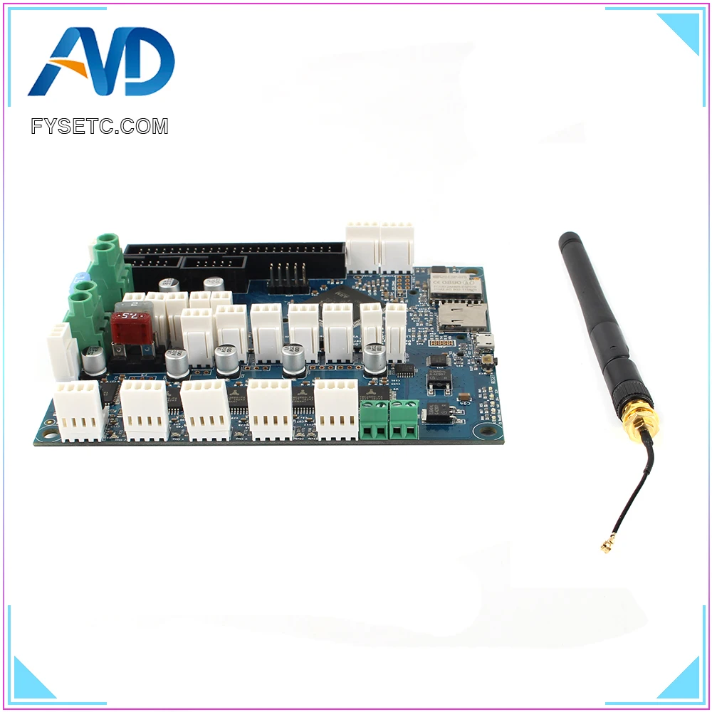 Новейшая Плата контроллера Duet 2 Wi-Fi V1.04 для 3D принтера ЧПУ | Компьютеры и офис