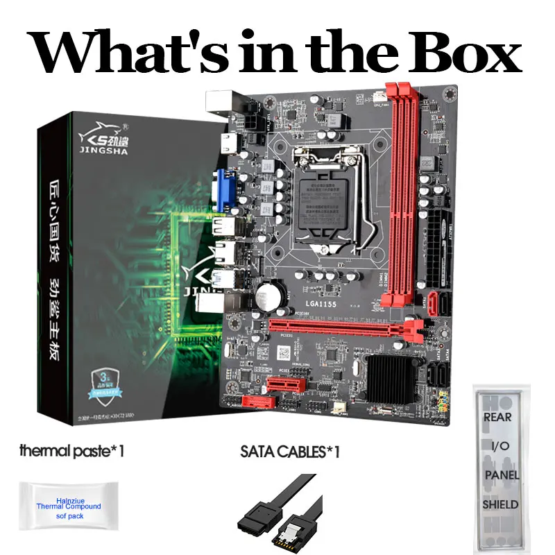 B75 Desktop Motherboard M.2 Intel LGA 1155 For i3 i5 i7 CPU Support DDR3 Memory SATA3.0 USB3.0 PCI-E VGA | Компьютеры и офис