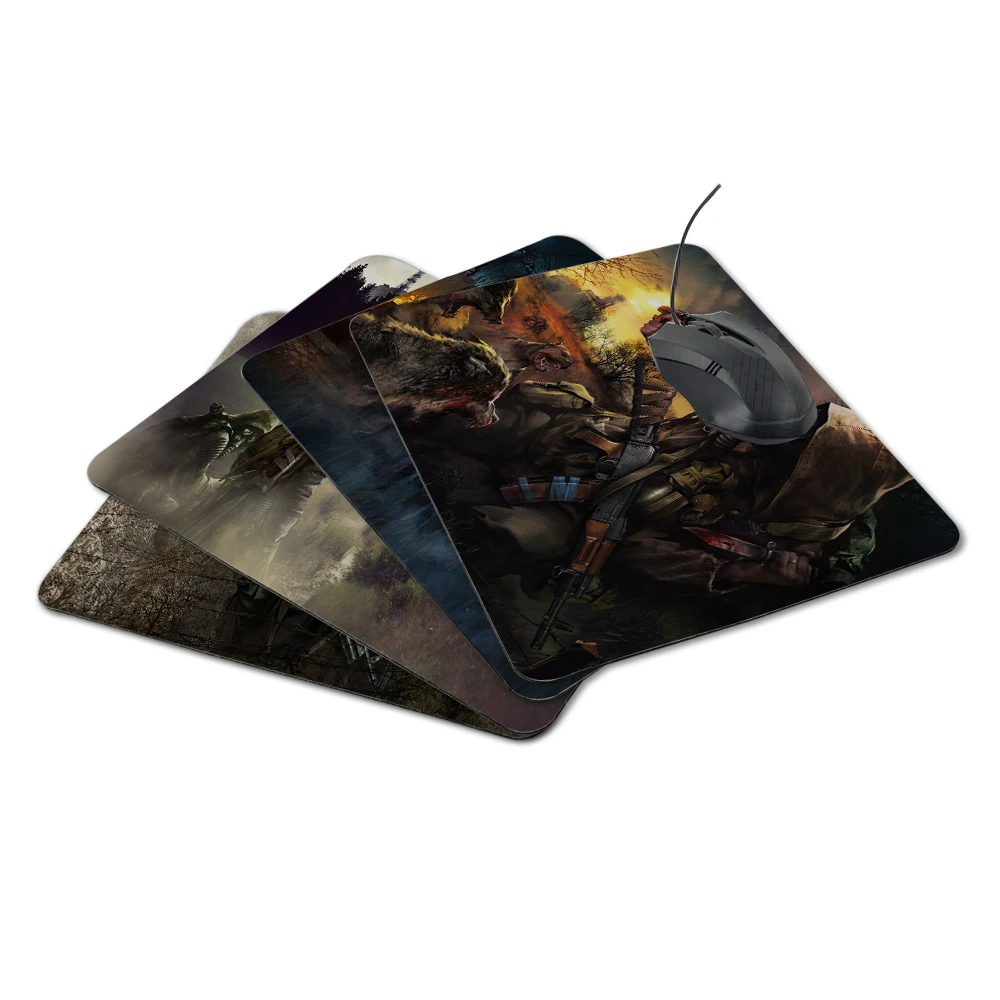 Бесплатная доставка интересно узор Сталкер Коврик Для Мыши игровые или офисные