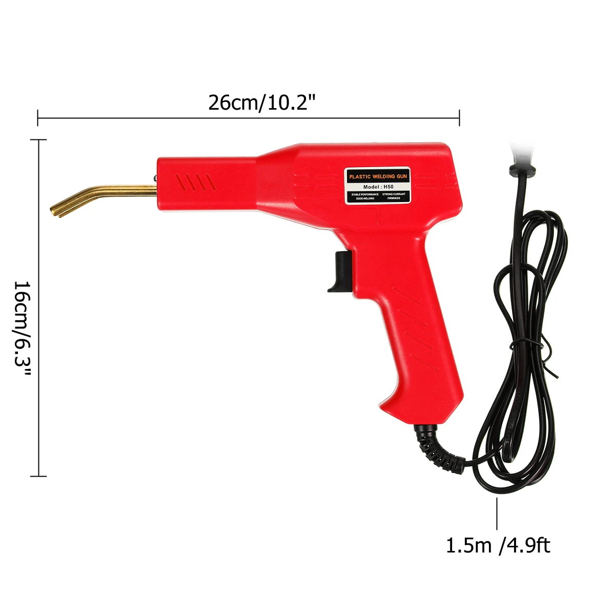 

50W Hot Staplers Machine Plastics Welder Staple PVC Repairing Machine Garage Tools Car Bumper Welding Repairing Soldering Iron