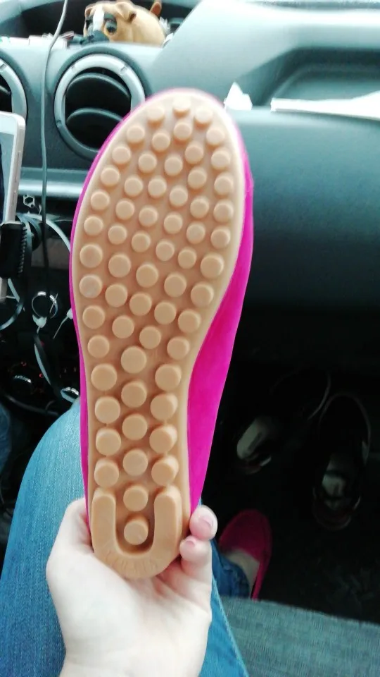 Лоферы женская замшевая обувь балетки на плоской подошве без застежки