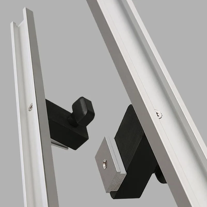 Один комплект для деревообработки алюминиевый профиль забор с скользящими