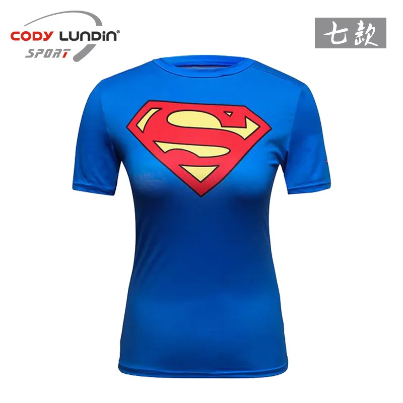 Женская футболка для бега Спортивная компрессионная с коротким рукавом