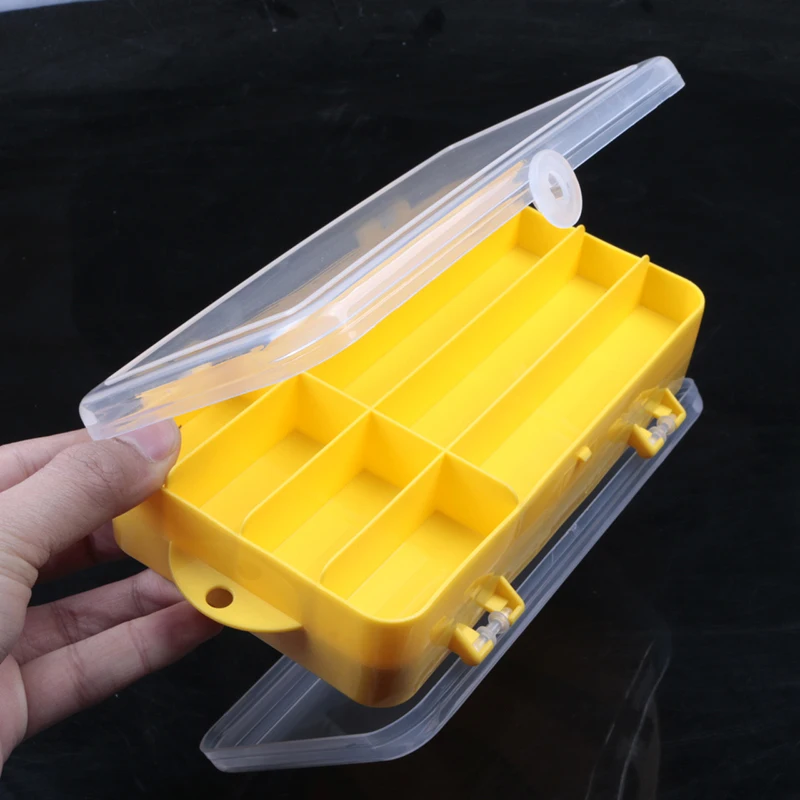 

Fishing Tackle Boxs Large-Capacity Fishing Tackles Sorting Storage Box Double-Decker Sub-Bait Portable Baits Fishing Storage Box